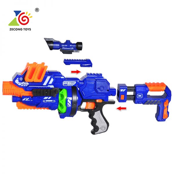 ZC7088 Semi-Automatic Soft EVA Bullet Target Dart Foam Toy Gun – ZECONGTOYS